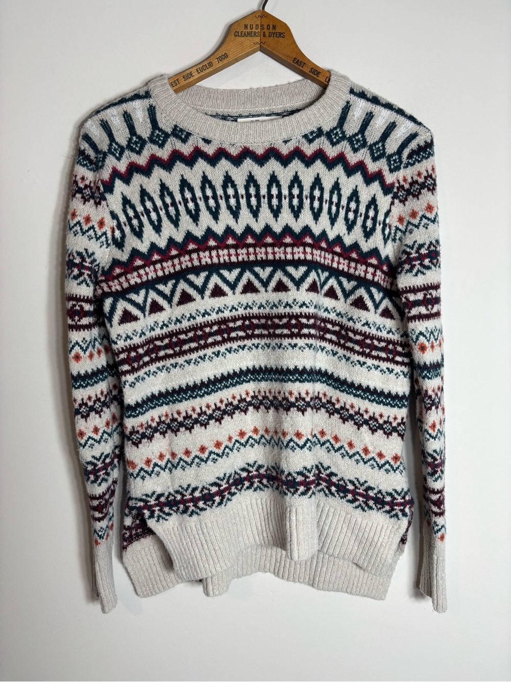 Abercrombie & Fitch Fair Isle Pattern Sweater Large